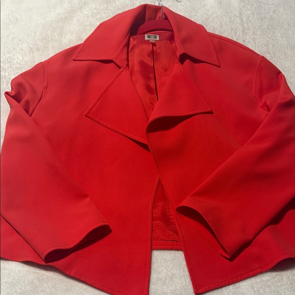 Anne Klein Bold Red Blazer
